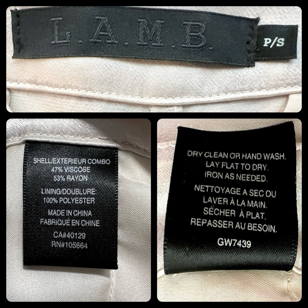 Like New- L.A.M.B.- Silky Dress Pants-S - Picture 11 of 11
